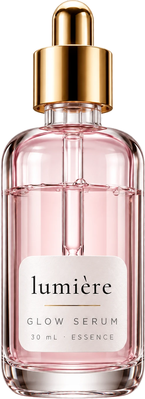 美容液ボトル lumière GLOW SERUM